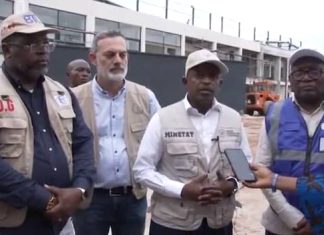 RDC : Jeux de la francophonie, le ministre des ITP en visite d’inspection sur les chantiers