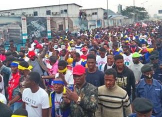 RDC/Kinshasa: La marche pacifique de l’UNC interrompue par la Police