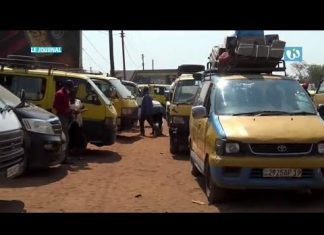 JT DU 17 AOUT 2020: RETOUR A LA CASE DE DÉPART DES CONDUCTEURS DES VÉHICULES DE L’ARRÊT BUS MONUMENT SUR L’AVENUE MANGI
