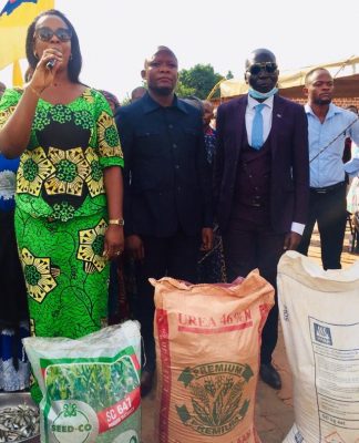 Remise des intrants agricoles en faveur de la population du Lualaba-gare