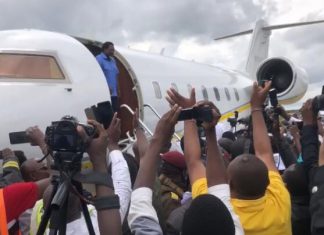 Joseph KABILA est arrivé à Kolwezi, chef lieu de la province du Lualaba