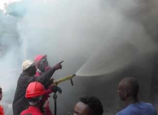 Kolwezi: Une maison brûle sur le boulevard LDK, le bilan est lourd
