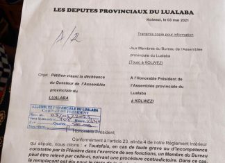 APLU : Examen des pétitions de déchéance visant les membres du bureau prévu ce mercredi