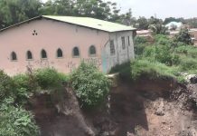 Kolwezi: L’arrêt de bus Kasulo menacé par une tête d’érosion