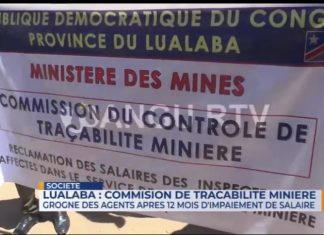 Lualaba: Les ex agents du service de traçabilité minière réclament 12mois d’arriérés de salaire
