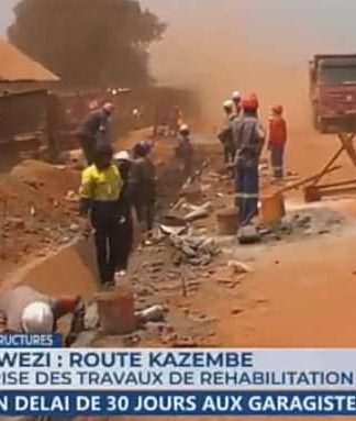 Lualaba : Reprise Des travaux de réhabilitation de la route Kazembe