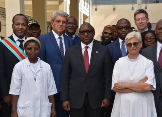 RDC: Jean-Michel SAMA LUKONDE inaugure la nouvelle maternité du centre hospitalier KINGASANI