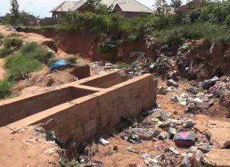 KOLWEZI : Quartier Latin, plusieurs avenues menacées par des têtes d’érosions