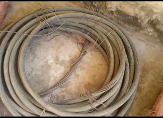 Kasaji : 800 mètres des câbles haute tension et 11 poteaux coupés