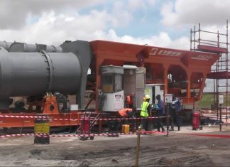 Lualaba: Inauguration de l’usine d’asphalte MUSKA engineering SARL