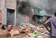 Kolwezi : Un incendie dévastateur ravage plusieurs commerces sur l’avenue Maman Mujinga
