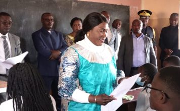 RDC : Épreuves de l’examen d’État, Fifi MASUKA donne le go à l’Institut Christ sauveur de Luilu